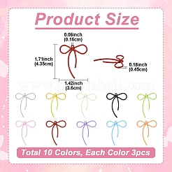 30Pcs 10 Colors Alloy Pendants&nbsp;FIND-YW0009-46