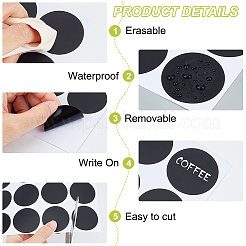PVC Chalkboard Labels Blank Stickers&nbsp;STIC-WH0004-42E