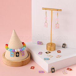 60Pcs 6 Colors Alloy Pendant&nbsp;ENAM-SC0003-89