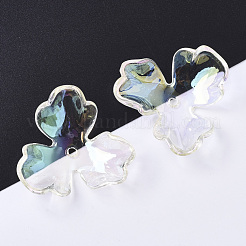 Transparent Acrylic Bead Caps&nbsp;PACR-R246-020