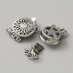 Brass Box Clasps&nbsp;LS-KK-WH0079-16C-P