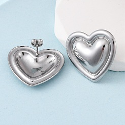 304 Stainless Steel Stud Earrings&nbsp;EJEW-K311-01P