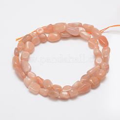 Natural Sunstone Beads Strands&nbsp;G-F521-26