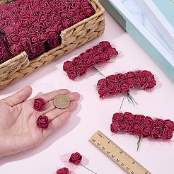 288Pcs Foam & Iron Artificial Flower&nbsp;AJEW-SP0003-58B