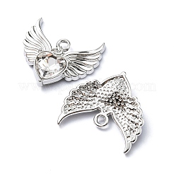 Rack Plating Alloy Glass Pendants&nbsp;FIND-YW0001-85C