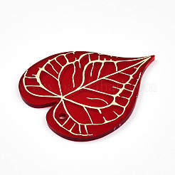Transparent Printed Acrylic Pendants&nbsp;TACR-T028-33B