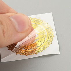 Chakra Hollow Metal Stickers&nbsp;STIC-WH0304-598F-05