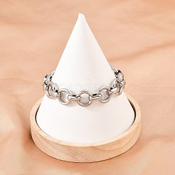 304 Stainless Steel Link Chain Bracelets for Women&nbsp;BJEW-Z154-01P