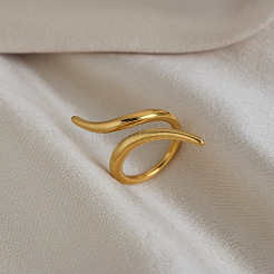 Minimalist 304 Stainless Steel Open Cuff Rings for Women&nbsp;LS-VA6115