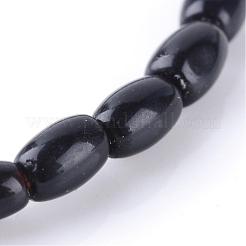 Natural Obsidian Bead Strands&nbsp;G-R356-51