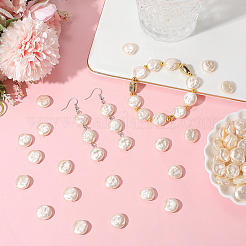 100Pcs ABS Plastic Imitation Pearl Beads&nbsp;OACR-LT0001-07