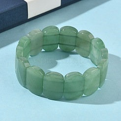 Natural Green Aventurine Beads Stretch Bracelets for Women Men&nbsp;BJEW-I323-02A