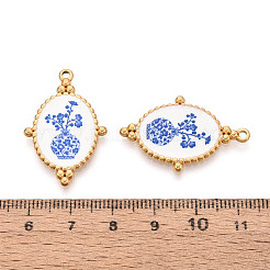 304 Stainless Steel Enamel Pendants&nbsp;STAS-OY002-91G-01