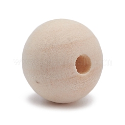 Wood European Beads&nbsp;WOOD-WH0022-03A