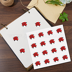 8 Sheets Plastic Waterproof Self-Adhesive Picture Stickers&nbsp;DIY-WH0428-051