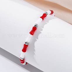 304 Stainless Steel Beaded Bracelets for Women&nbsp;BJEW-M056-05P