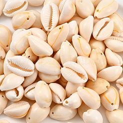 100Pcs Natural Cowrie Shell Beads&nbsp;BSHE-LT0001-03B