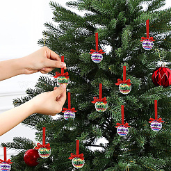 DIY Christmas Sequin Foam Ball Decorations&nbsp;DIY-YW0017-94