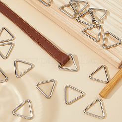 30Pcs Stainless Steel Triangle Ring Buckles&nbsp;STAS-DC0017-18