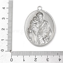 304 Stainless Steel Printed Religion Pendants&nbsp;STAS-G387-03P-01