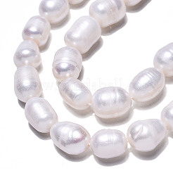 Natural Cultured Freshwater Pearl Beads Strands&nbsp;PEAR-N012-08C