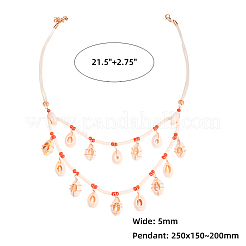 Bohemian Style Bib Necklaces&nbsp;NJEW-PH0001-11