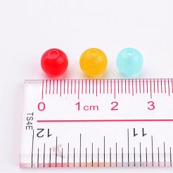 Imitation Jade Acrylic Beads&nbsp;X-SACR-S188-08mm-M