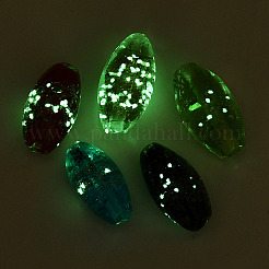 Luminous Handmade Gold Sand Lampwork Beads&nbsp;FOIL-T006-01