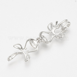 Brass Locket Pendants&nbsp;KK-S342-48P
