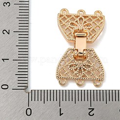 Brass Fold Over Clasps&nbsp;KK-N254-117G-02