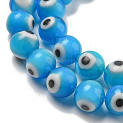Handmade Lampwork Beads Strands&nbsp;LAMP-H001-07C
