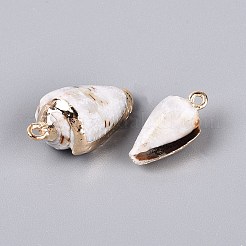 Electroplated Natural Shell Pendants&nbsp;BSHE-Q020-07