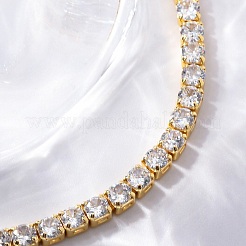Adjustable Brass Micro Pave Cubic Zirconia Bracelets&nbsp;BJEW-G588-01G