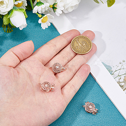 3Pcs 3 Styles Brass Box Clasps&nbsp;KK-HS0015-75