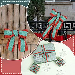 Christmas Polyester Ribbon&nbsp;OCOR-WH0078-488A