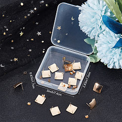 20Pcs Brass Stud Earring Findings&nbsp;KK-BBC0003-36