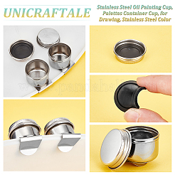 340 Stainless Steel Oil Painting Cup&nbsp;LS-CON-WH0001-17