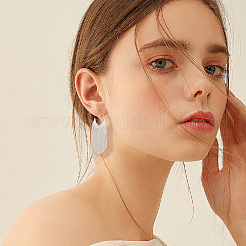 2 Pairs 2 Colors Alloy Tassel Stud Earrings&nbsp;EJEW-AN0004-75