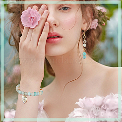 2 Strands Natural Flower Amazonite Beads Strands&nbsp;G-NB0004-46