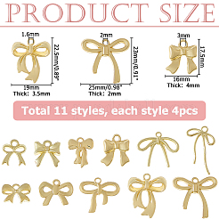 44Pcs 11 Style Rack Plating Alloy Pendants&nbsp;FIND-HS0001-78