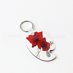 Sublimation Double-Sided Blank MDF Keychains&nbsp;ZXFQ-PW0001-051
