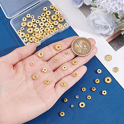 120Pcs 12Styles Brass Spacer Beads&nbsp;KK-BBC0028-40