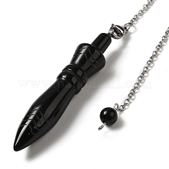 Natural Obsidian Pointed Dowsing Pendulums&nbsp;G-F758-F05-P