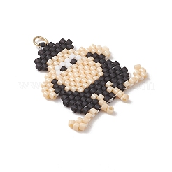 Beaded Sheep Charms&nbsp;PALLOY-MZ01160-01