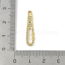 Brass Micro Pave Cubic Zirconia Pendants&nbsp;KK-B114-02G-03