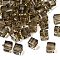 K9 Glass, Imitation Austrian Crystal Beads, Grade AAA, Faceted, Cube, Gray, 8x8x8mm(size within the error range of 0.5~1mm), Hole: 0.9~1.6mm