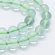 Natural Fluorite Beads Strands&nbsp;G-K261-10B-8mm-3