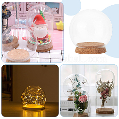 Round Glass Dome Cover&nbsp;DJEW-WH0043-33