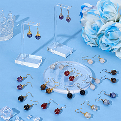 14 Pairs 304 Stainless Steel Round Dangle Earrings&nbsp;EJEW-PH01456