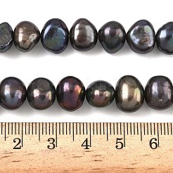 Natural Cultured Freshwater Pearl Beads Strands&nbsp;PEAR-P250214-L